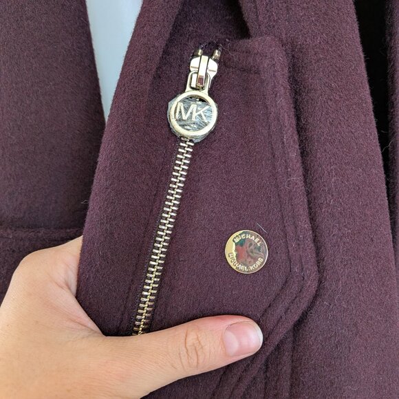 Michael Kors Belted Trench Coat - Picture 3 of 4